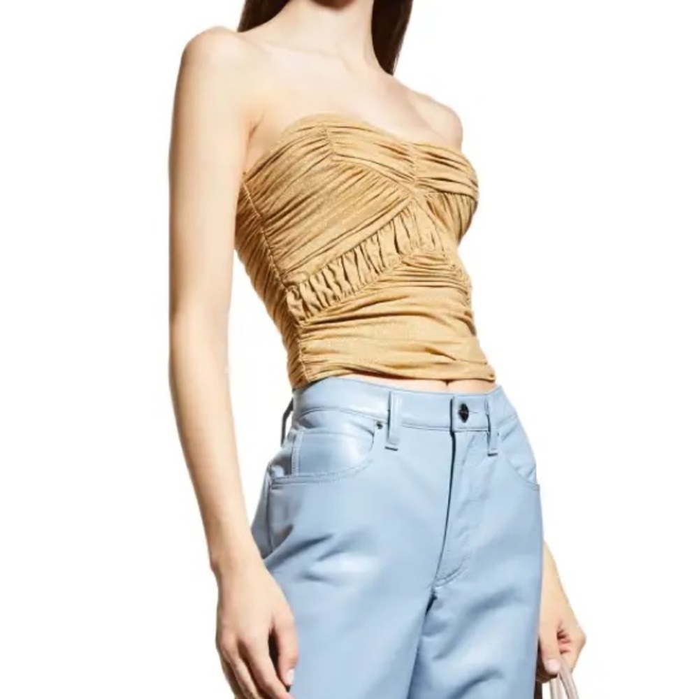 Goldsign Ruched Seawall Tube Top